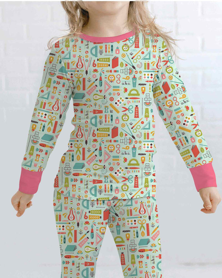 Creative Classroom Bamboo Two Piece Long Sleeve Pajama Set