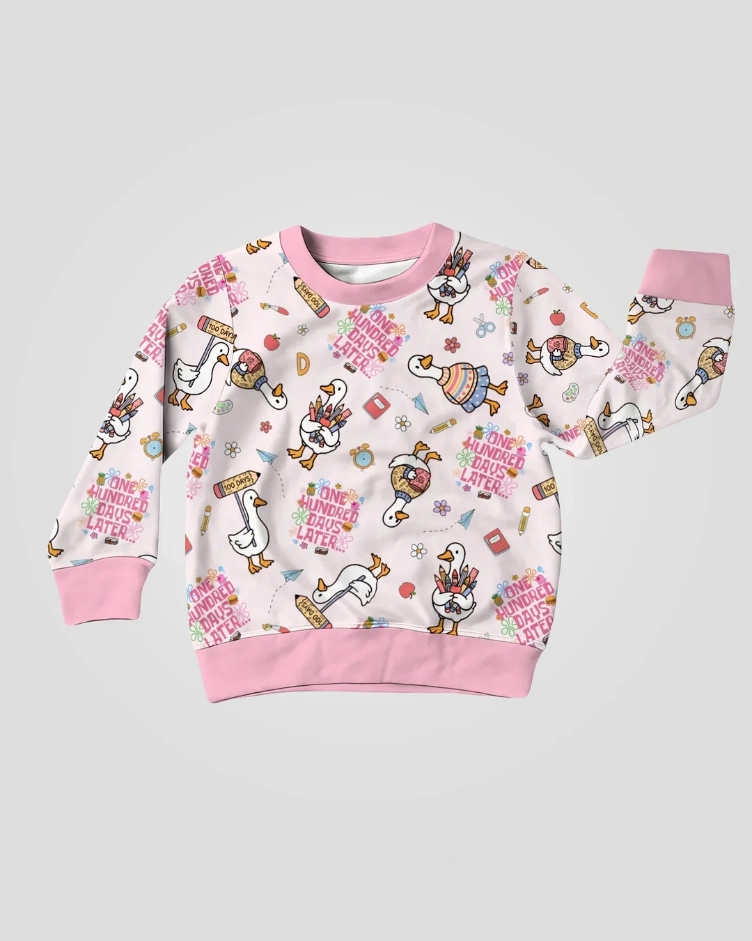 One Hundred Days Later Silly Goose Bamboo Crewneck Sweatshirt