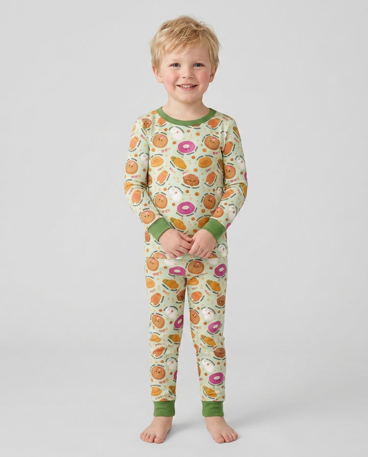 Pan Dulce Fiesta Bamboo Two Piece Long Sleeve Pajama Set