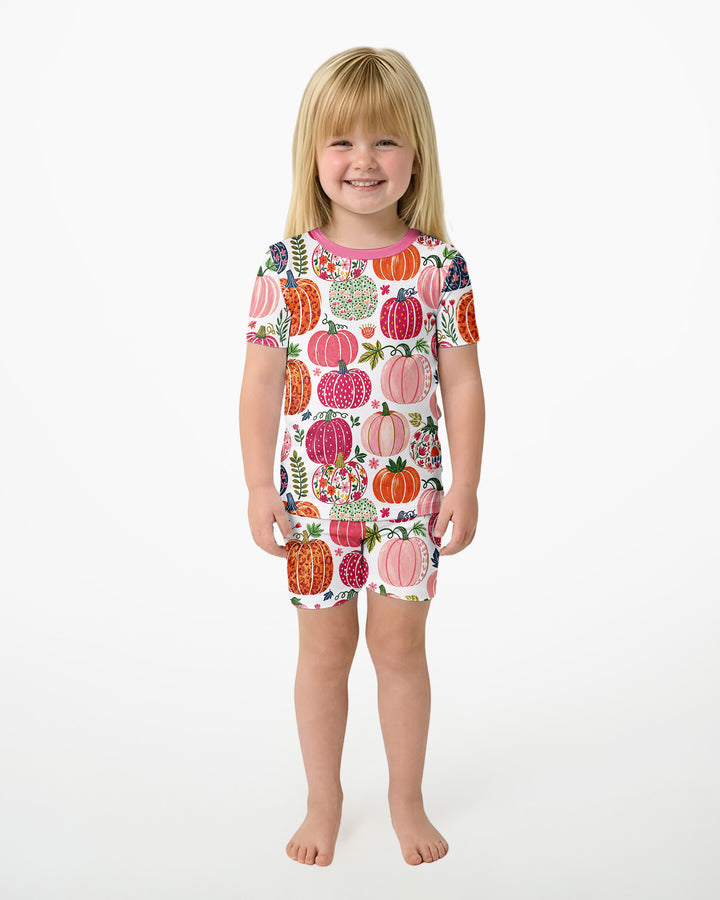 Template Bamboo Two Piece Short Sleeve Shorts Pyjamas Set