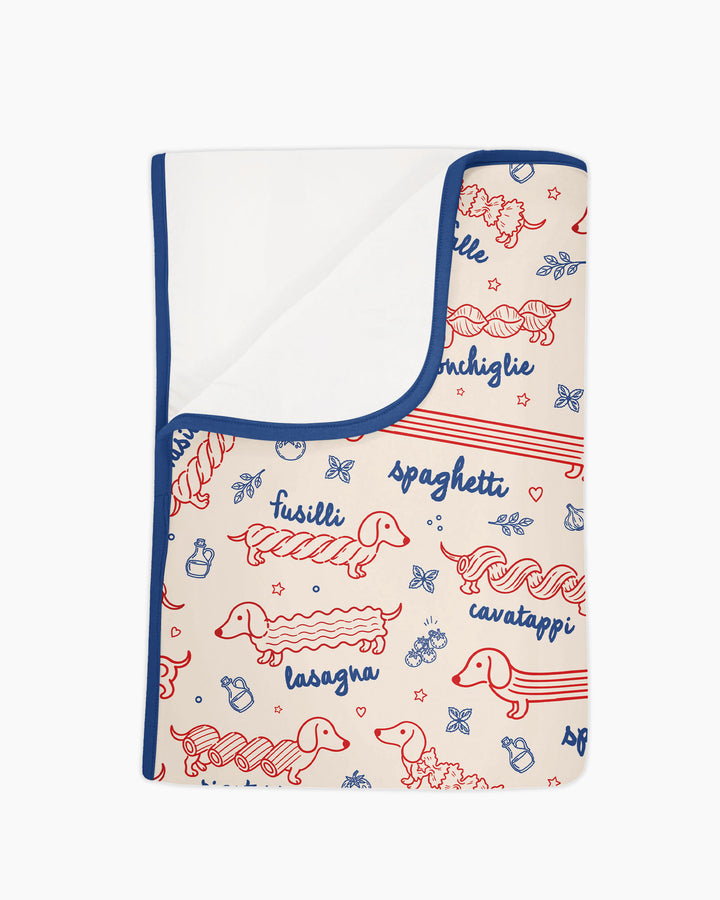 Dachshund Spagetti Bamboo Blanket