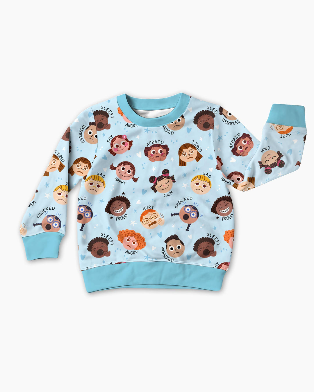 Feelings Vocabulary Bamboo Crewneck Sweatshirt