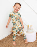 Lake View Camping Bamboo Two Piece Short Sleeve Pajama Set