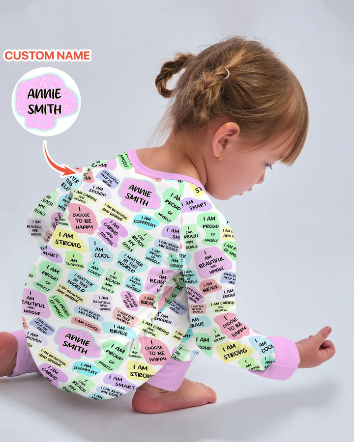 Mom & Baby Daily Affirmation Bamboo Convertible Zippy