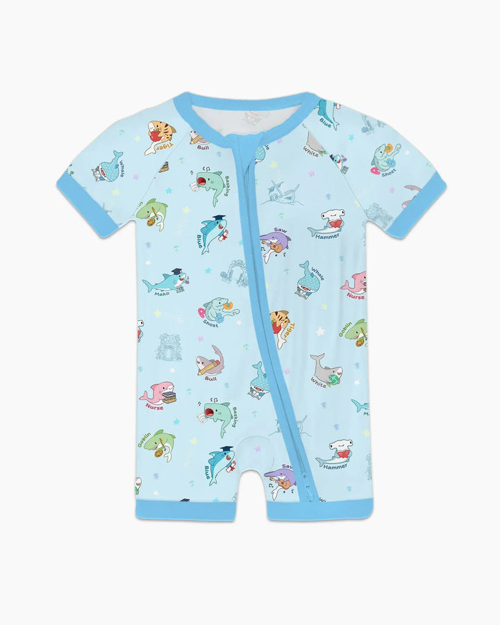 Shark School Bamboo Shorty Zippy