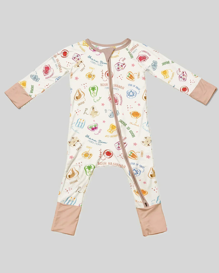 Happy Rosh Hashanah Bamboo Convertible Zippy
