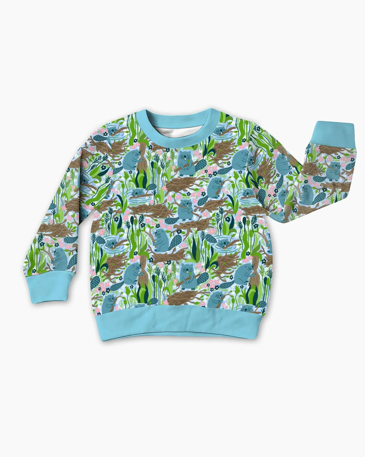 Little Dam Builders Bamboo Crewneck Sweatshirt