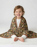 Ghost Garden Dark Autumn Bamboo Blanket