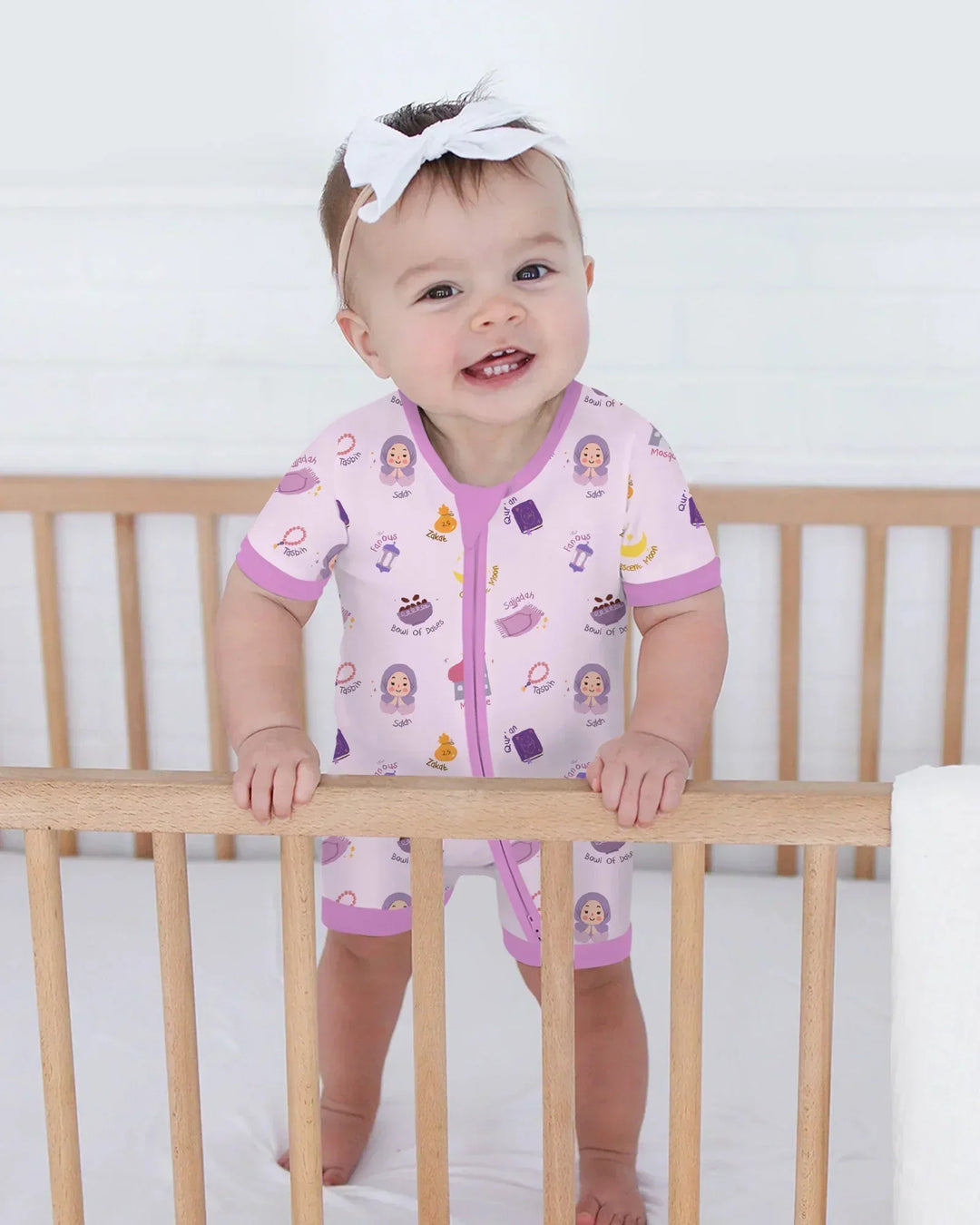 Cute Ramadhan Mubarak Bamboo Shorty Zippy