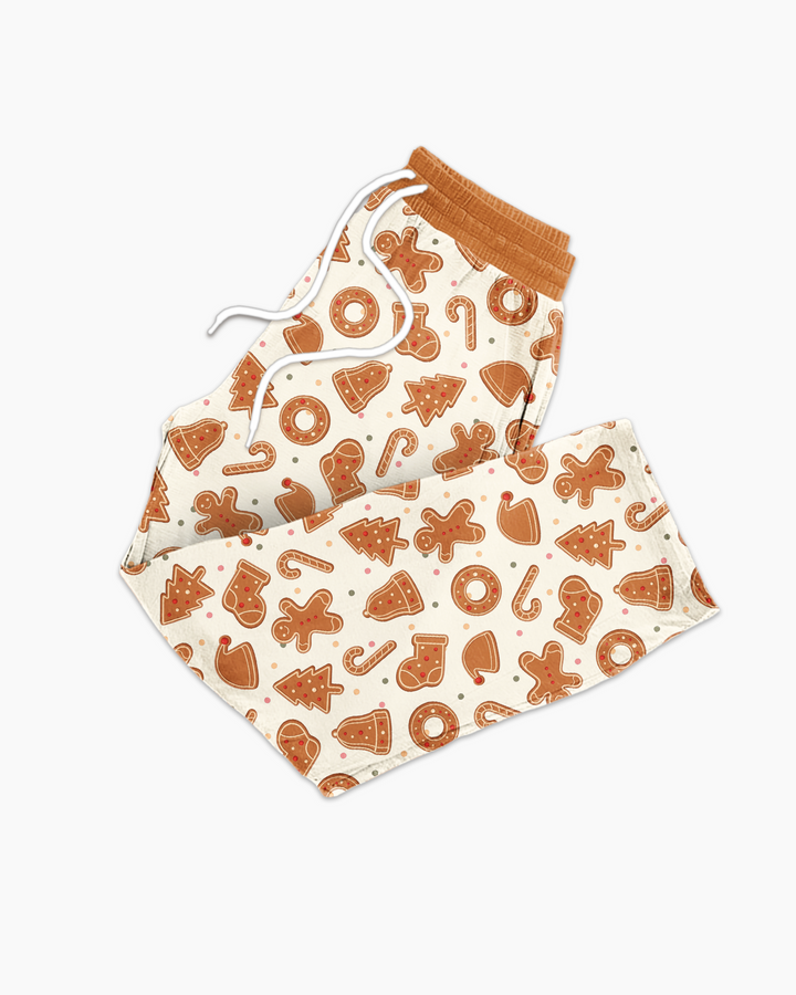 Custom Crossword Cookie Crew Bamboo Men's Pajama Set