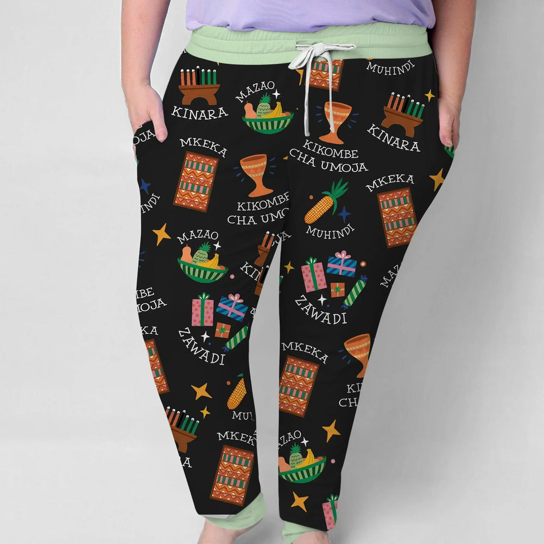 Kwanzaa Spirit Bamboo Women Pajama Set