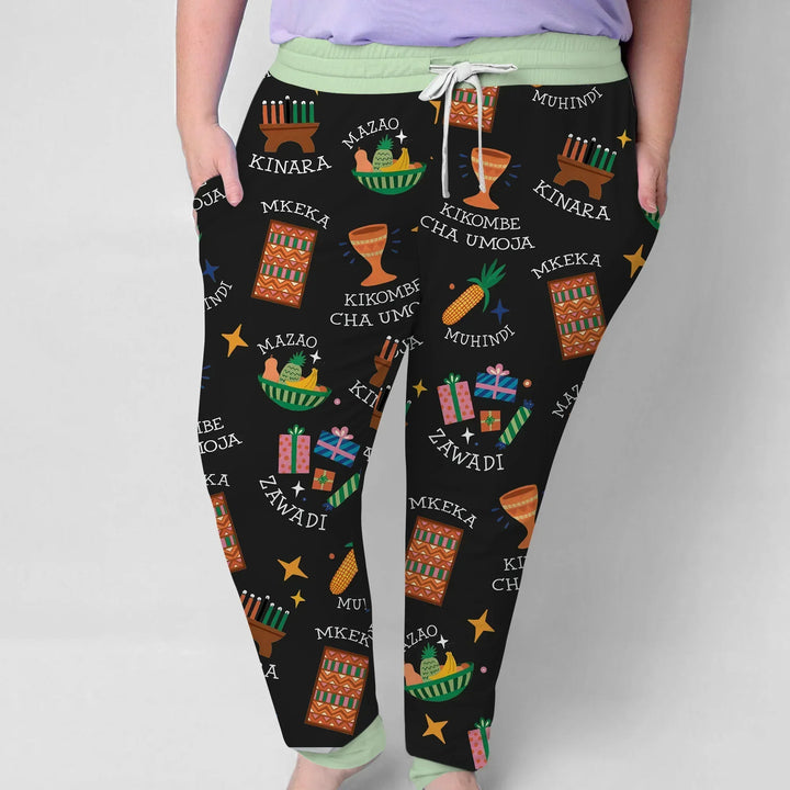 Kwanzaa Spirit Bamboo Women Pajama Set