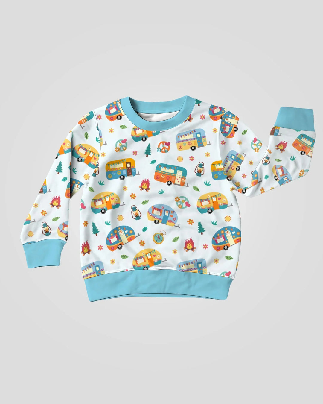 Happy Little Camper Bamboo Crewneck Sweatshirt