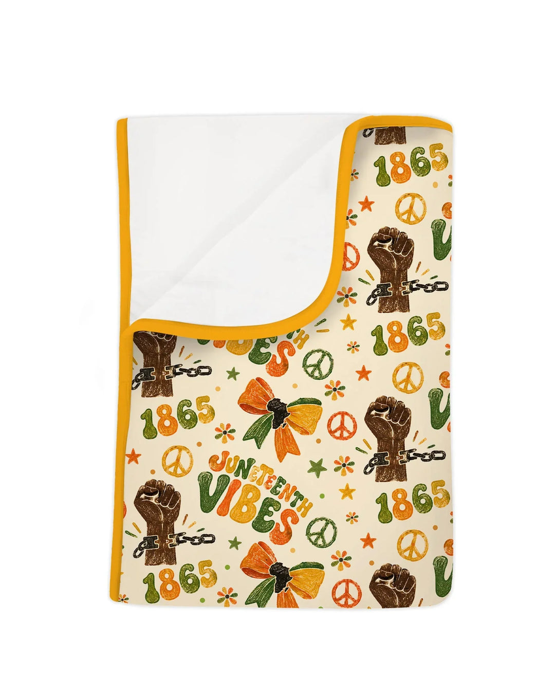 Juneteenth Vibes Vintage Bamboo Blanket