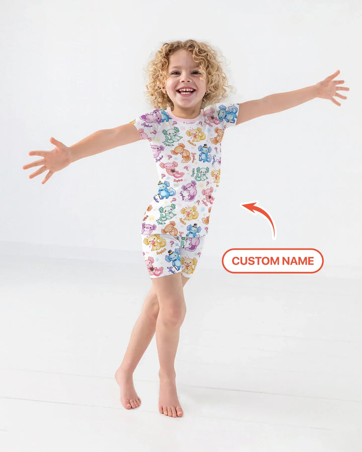 I Axololt Questions Bamboo Two Piece Short Sleeve Short Pajama Set