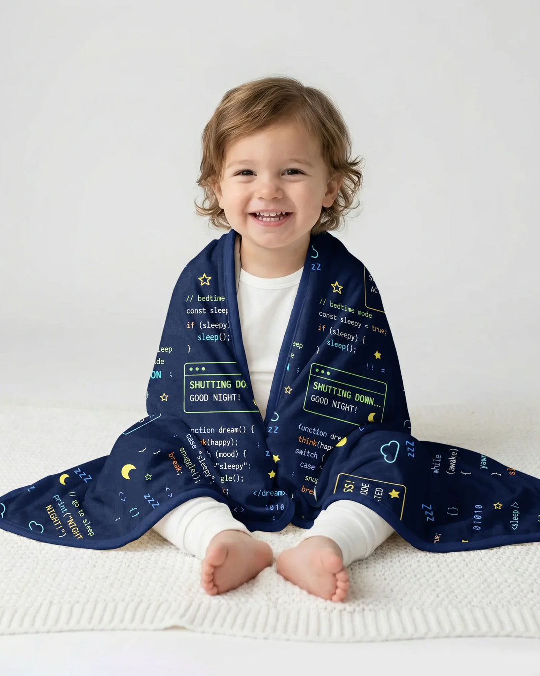It Techy Job Matching Dad and Son Bamboo Blanket