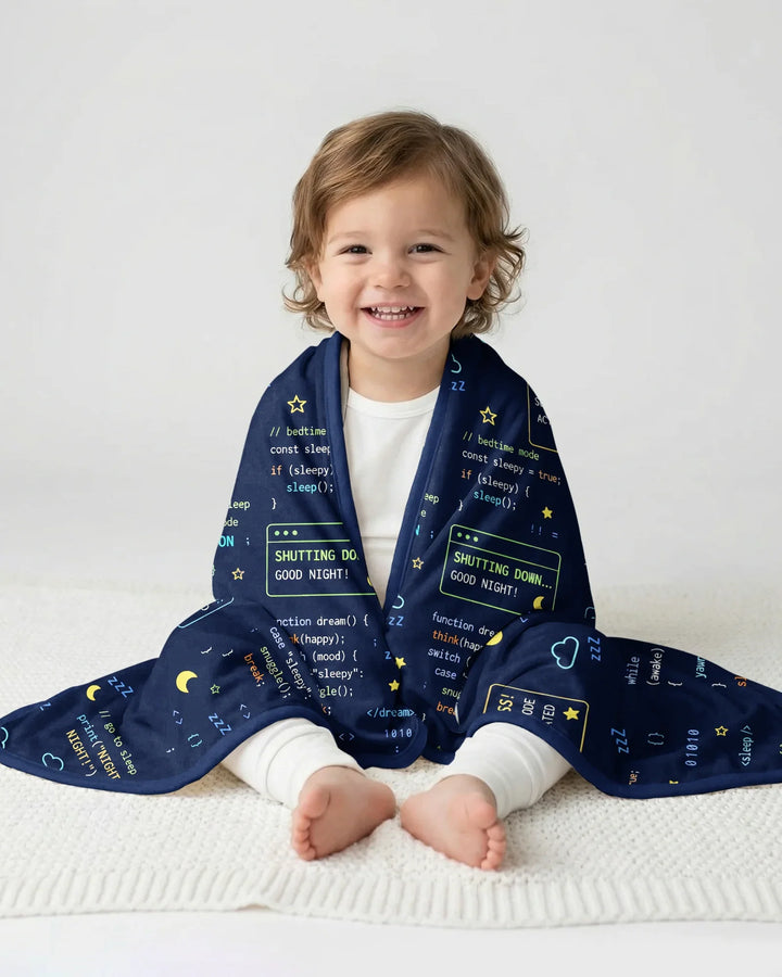 It Techy Job Matching Dad and Son Bamboo Blanket