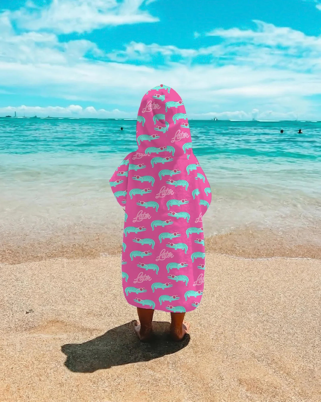 Later Gator Bamboo Swim Poncho