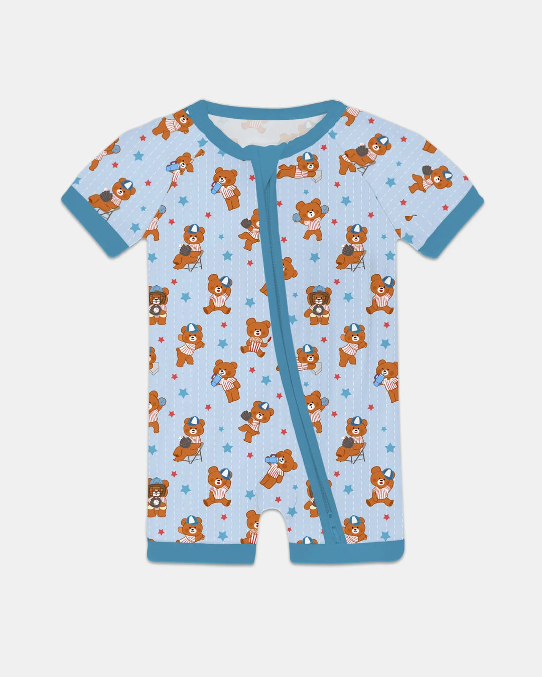 Born To Play Baseball Bamboo Shorty Zippy