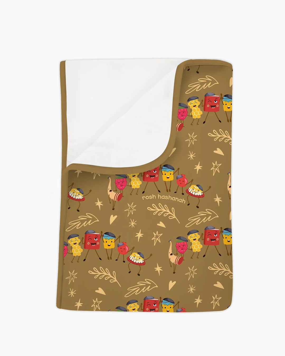Let's Celebrate Rosh Hashanah Bamboo Blanket