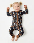Retro Halloween Whimsy Bamboo Convertible Zippy