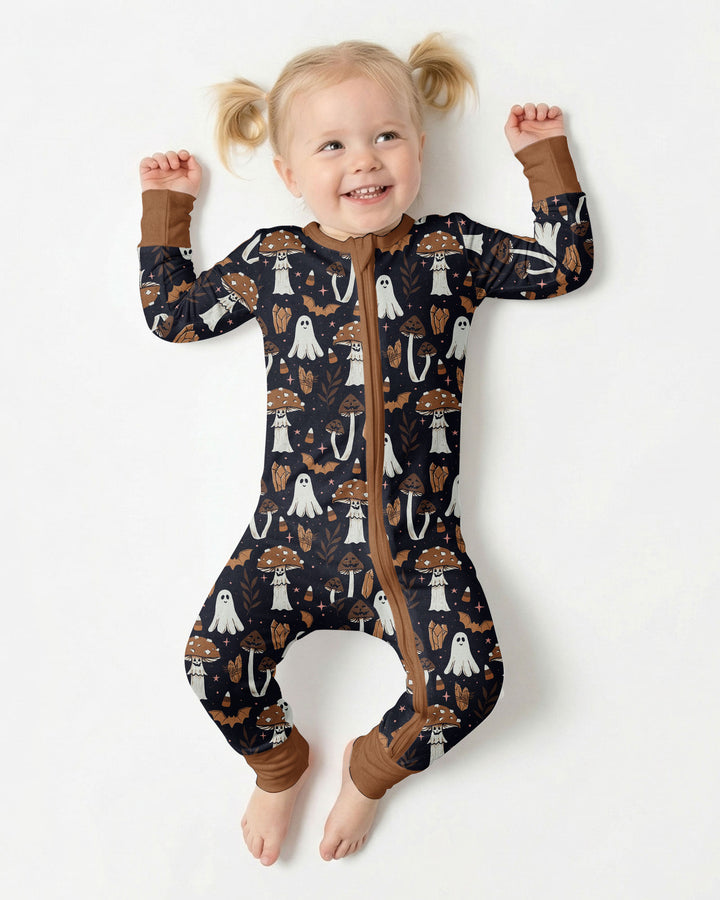 Retro Halloween Whimsy Bamboo Convertible Zippy