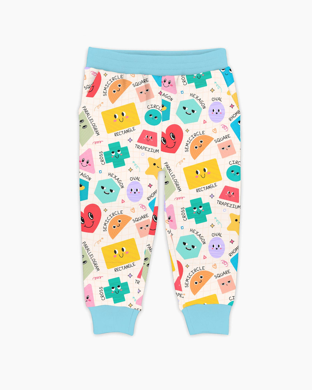 Happy Shape Squad Family Matching Bamboo Jogger