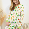 Exercise Veggie Bamboo Women Pajama Set