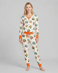 Stay Wild Flower Child Bamboo Women Pajama Set