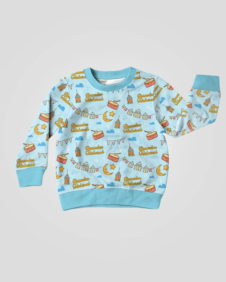 Ramadan Mubarak Bamboo Crewneck Sweatshirt