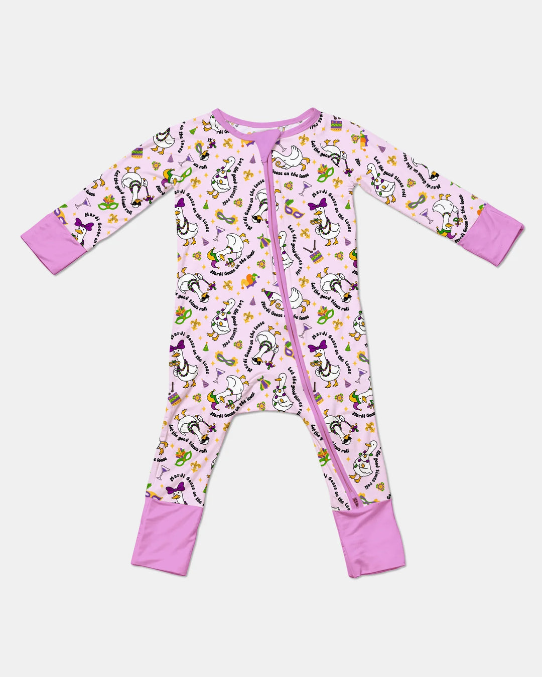 Mardi Gras Silly Goose Bamboo Convertible Zippy