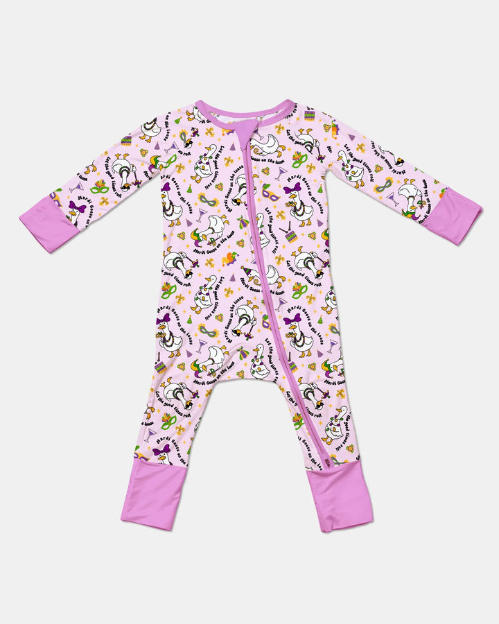 Mardi Gras Silly Goose Bamboo Convertible Zippy
