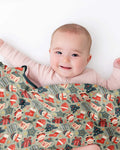Christmas Ornaments Bamboo Blanket