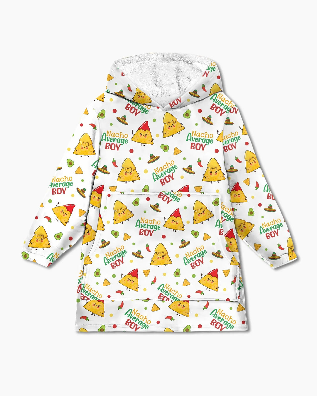 Lil Nacho Average Kid Wearable Bamboo Blanket Hoodie