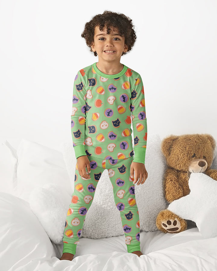 Halloween Cookies Bamboo Two Piece Long Sleeve Pajama Set