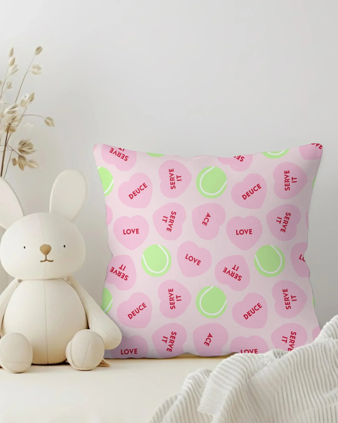 Tennis with Love Bamboo Pillow Case