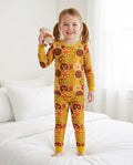 Fall Apple Pie Bamboo Two Piece Long Sleeve Pajama Set