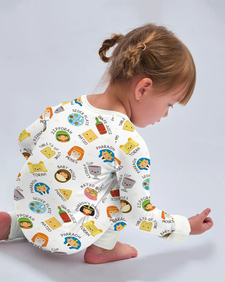 Cute Passover Characters Bamboo Convertible Zippy