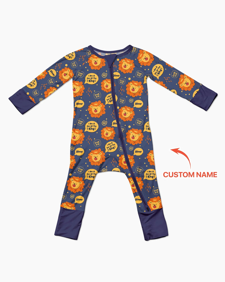 I Am A Son Of The King Custom Name Convertible Zippy