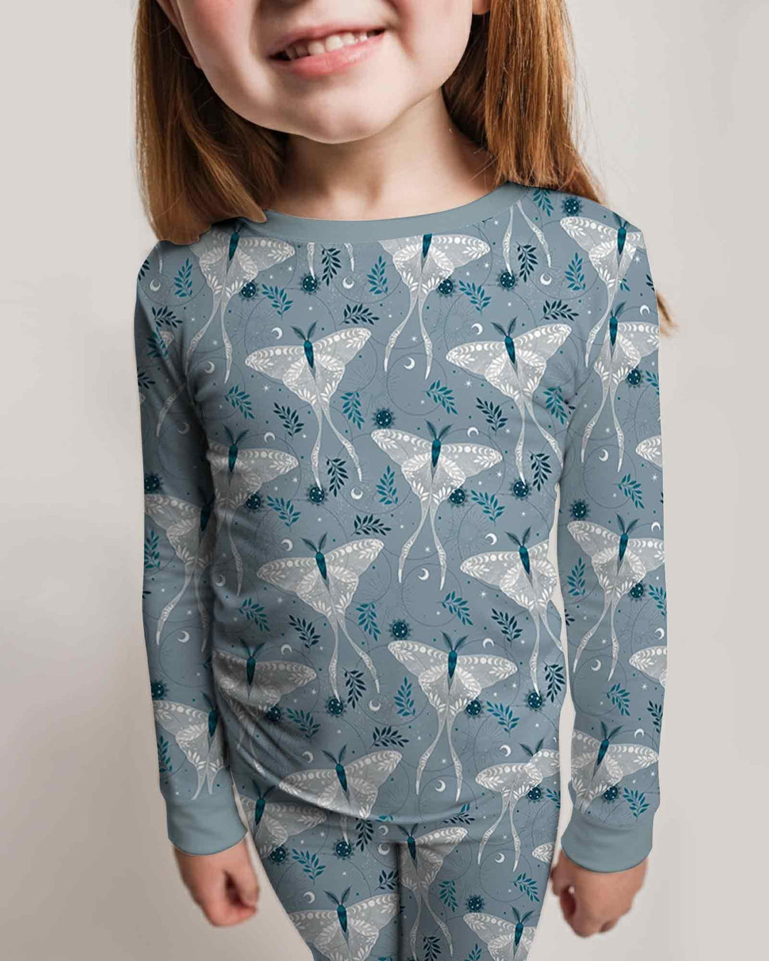 Template Bamboo Two Piece Long Sleeve Pyjamas Set