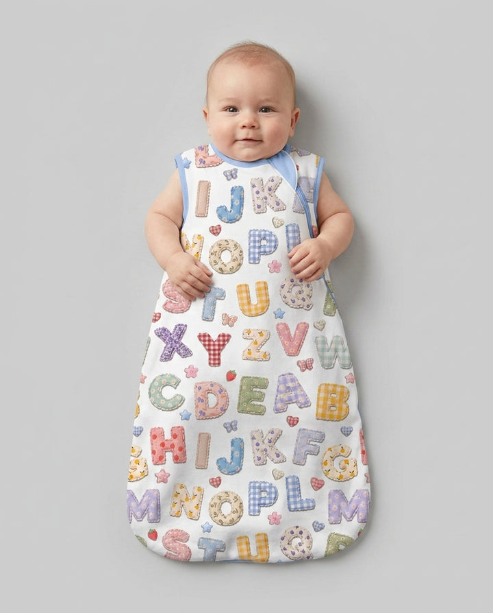 Fabric Alphabet Letters Bamboo Sleep Bag