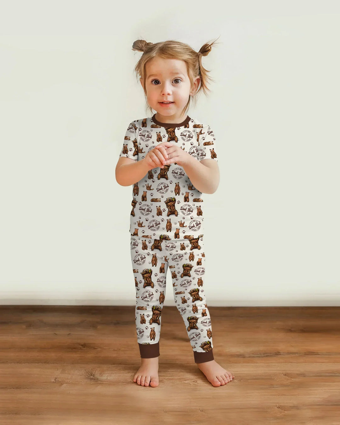 Daddy Bear It's Not A Dad Bod Bamboo Two Piece Short Sleeve Pajama Set
