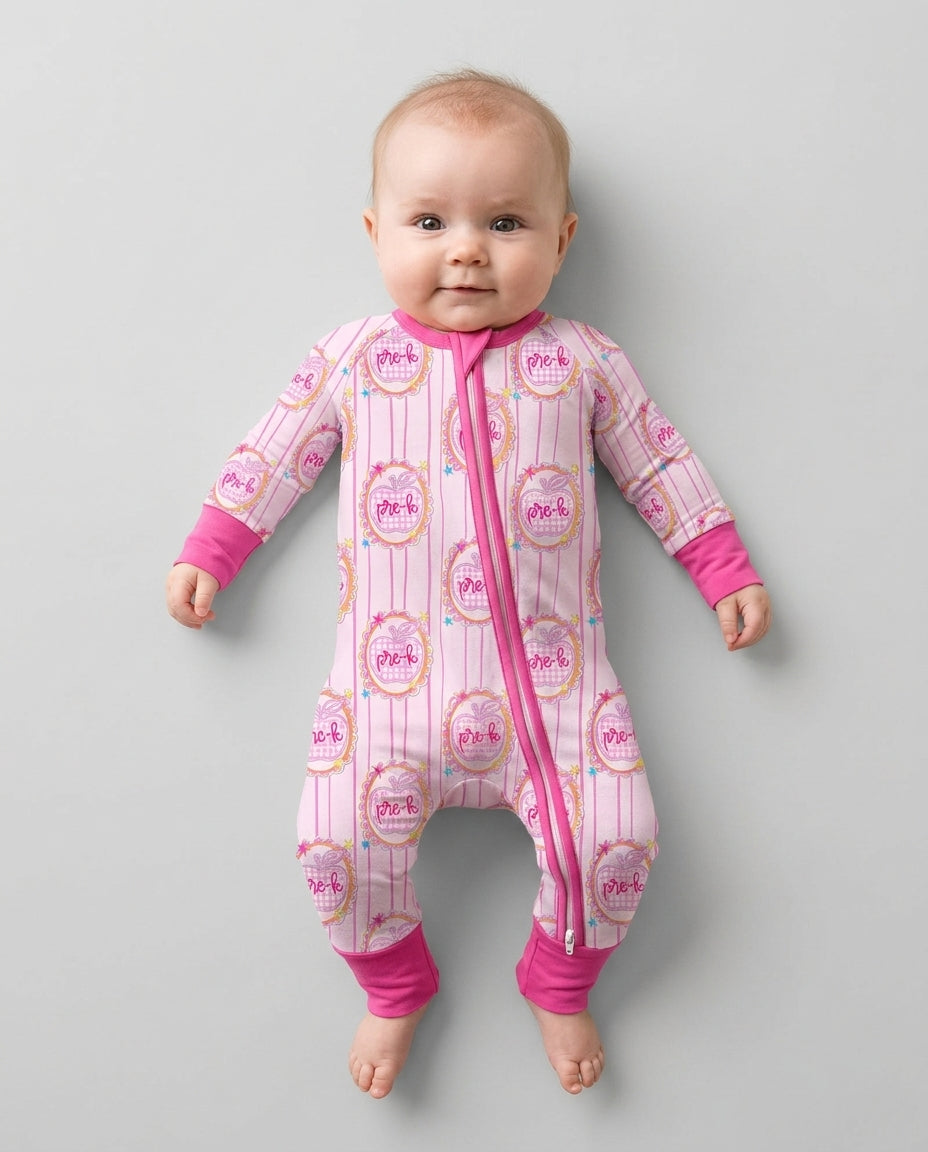 Custom Grade School Sweetie Bamboo Convertible Zippy