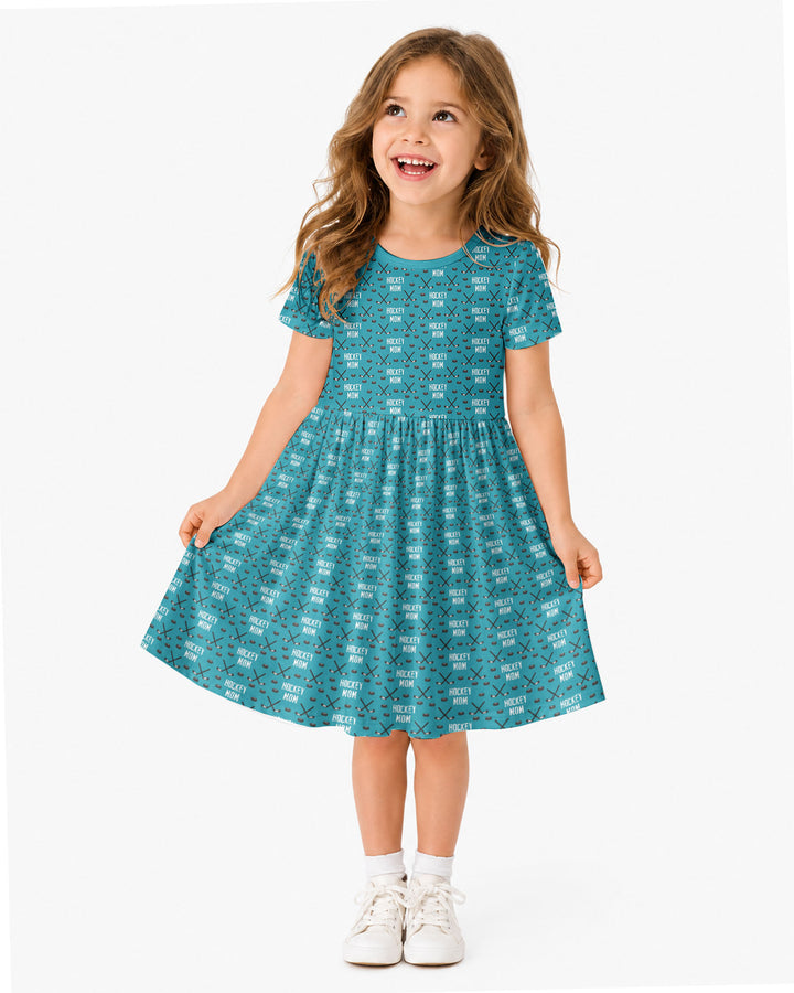 Hockey Mom Bamboo Twirl Dress