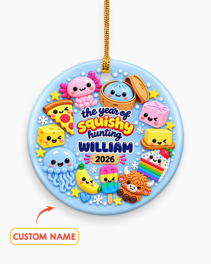 The Year Of Squishy Hunting 1-Side Photo Acrylic Ornament
