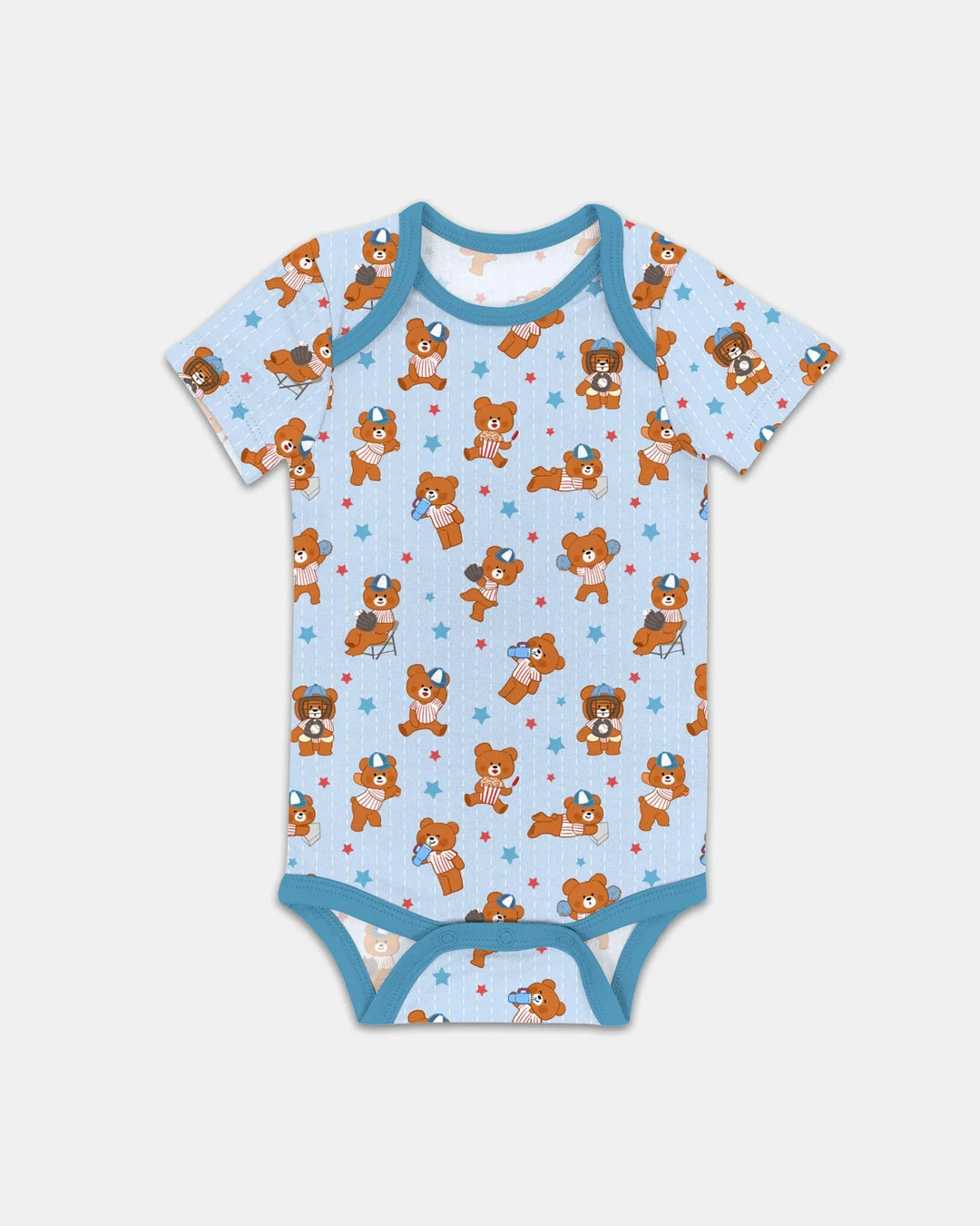 Born To Play Baseball Bamboo Bodysuit