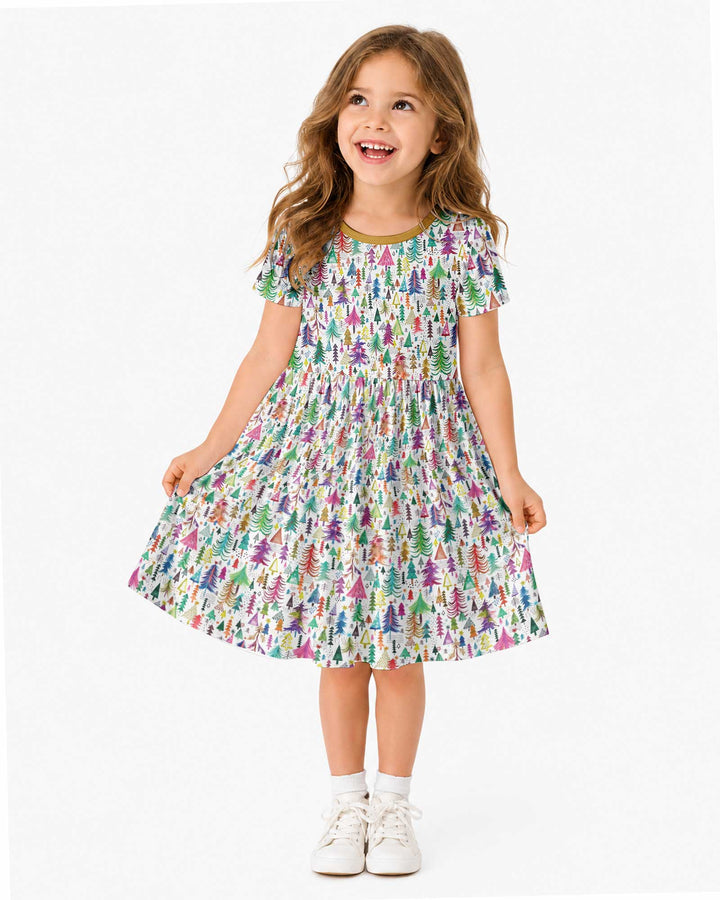 Christmas Trees Decoration Bamboo Twirl Dress