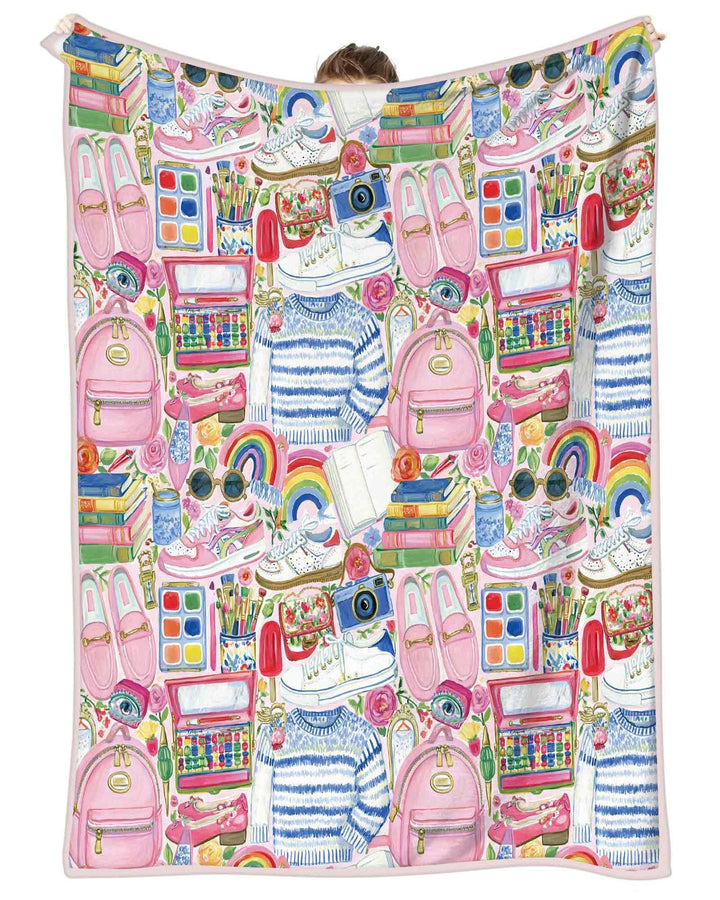 Sweet School Adventure Bamboo Blanket