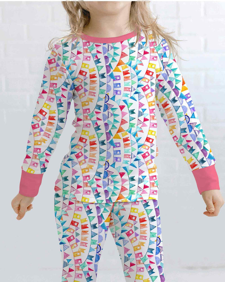 Celebrate Everyday Bamboo Two Piece Long Sleeve Pajama Set