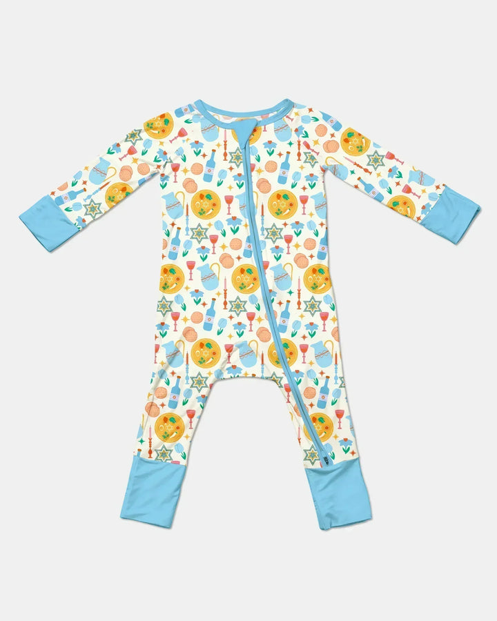 Pesach Sameach Matching Family Bamboo Convertible Zippy